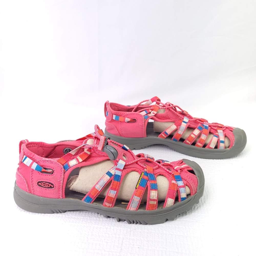 KEEN 1012062 Whisper Raya Honeysuckle Waterproof Washable Sandals Shoes Size 6